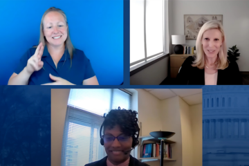 screenshot of zoom meeting